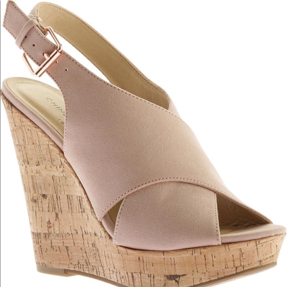 Chinese Laundry Myya Wedge Platforms - Camel